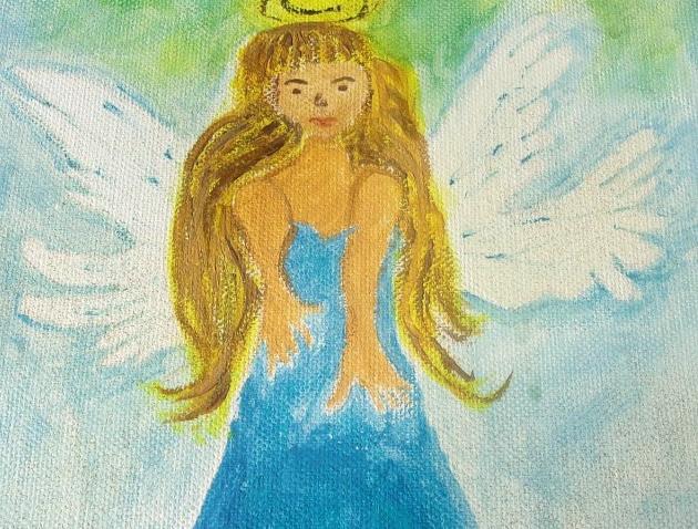 Obraz Anděl. obraz akryl afrika 